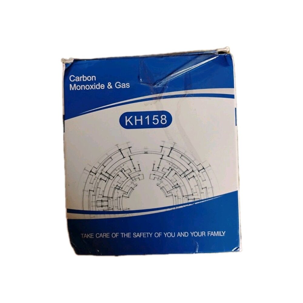 Carbon Monoxide & Gas Detector Home & Business Safety Device Model KH158